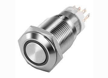 1-vandalproof Dpdt Push Button Switch with metal material