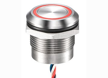 11- momentary waterproof electrical 19mm push button switch for outdoor