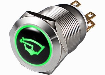 2-Backlit outdoor push button switch with momentary
