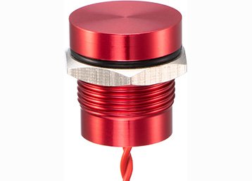 6- On off piezo 16mm push button switch for pc