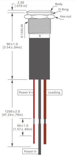 L19Y Series custom Anti vandal switch drawing