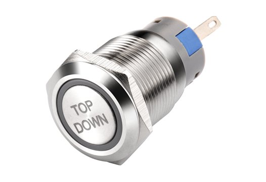 L19A series laser etched anti vandal switch