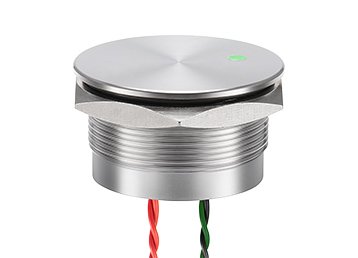 PZ30 Series green anodized piezo switch
