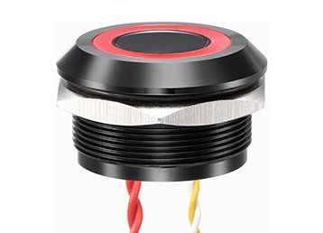 PZ30 Series natural anodized piezo switch