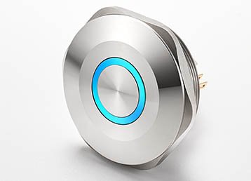 stainless steel 40mm push button switch