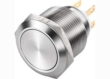 blue led illuminated push button switch