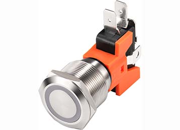 19-led normally closed push button switch