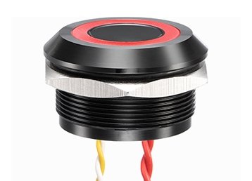 Illuminated 30mm push button switch