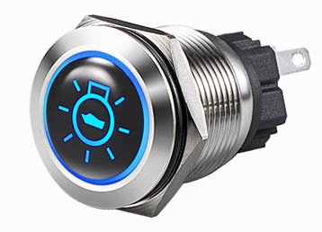 4-doorbell latching push button switch