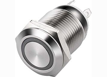 5-latching 1no1nc illuminated push button switch