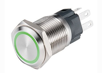 7-wire harness waterpoof push button switch