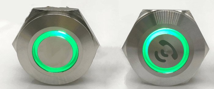 1-30mm push button switch size