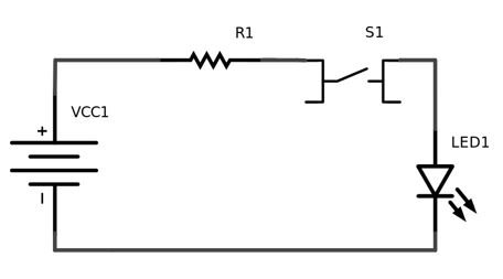 Figure 28 Example of LED switch Basic Circuit Diagram