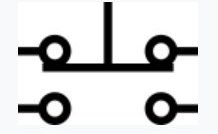 Figure 14 Momentary with two circuits electrical symbol