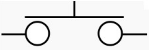 Figure 18 - Electric symbol of push-to-make 25mm push button switch