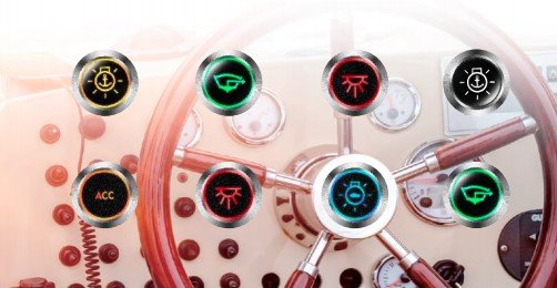 Figure 29 Examples of symbols for 19mm push button switches