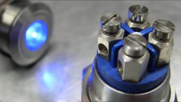 Figure 9 - Back side of 25mm push button switch