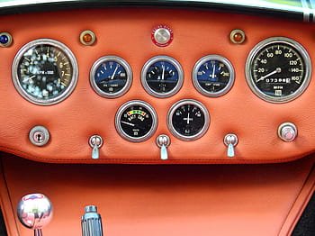 7-Classic car dashboard with toggle switch and automotive push button switches