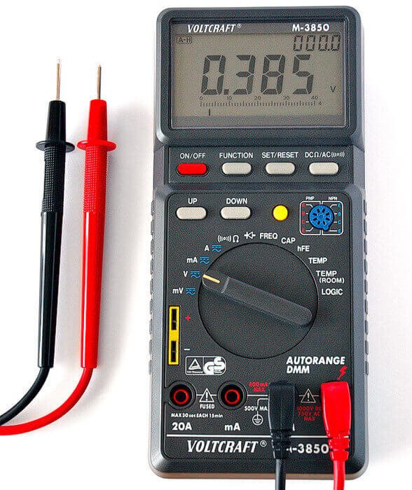 Multimeter tester