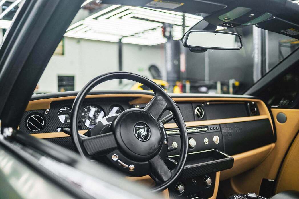 Classic car dashboard