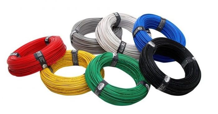 Figure 15 Different colored cable wires