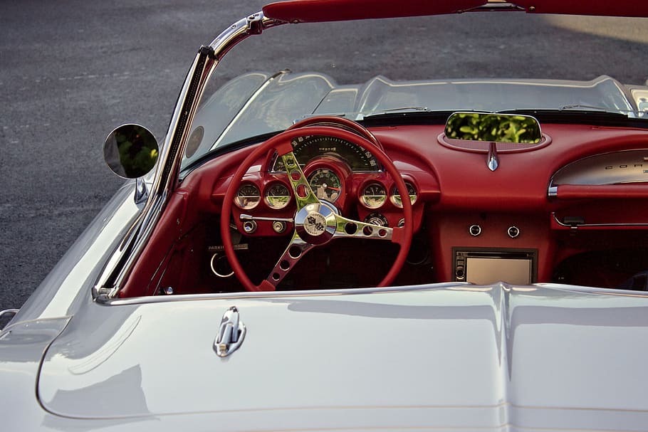 Classic car dashboard