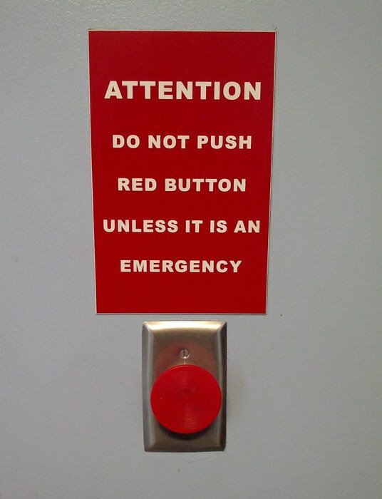 Emergency push button