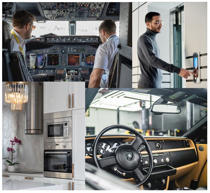 Applications of flush mount push button switches