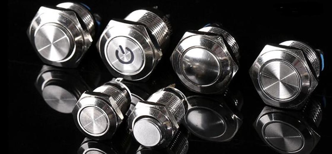 Momentary push button switches