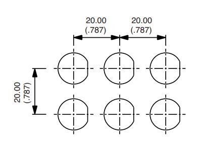 Figure 11 Sample matrix diagram for 12mm push button switch