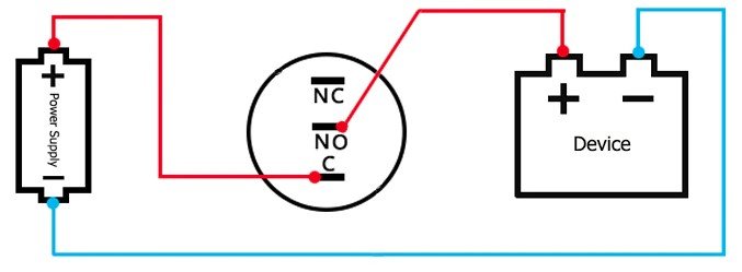 Figure 17 Normally open wiring diagram