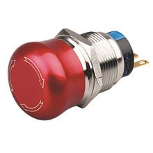 Mushroom type momentary push button switch