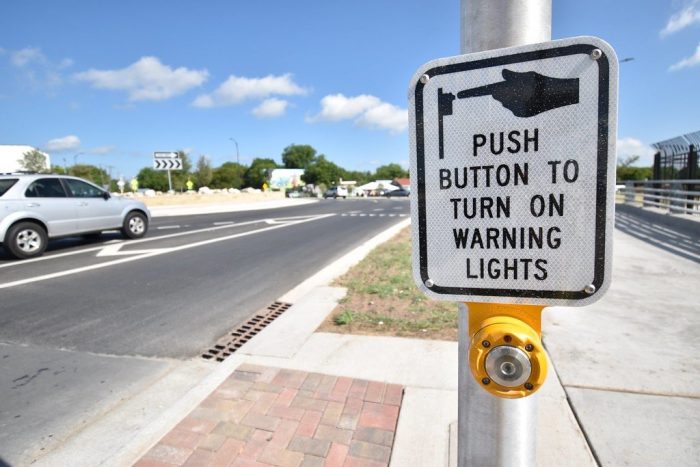 Figure 24 Warning lights push button for public use
