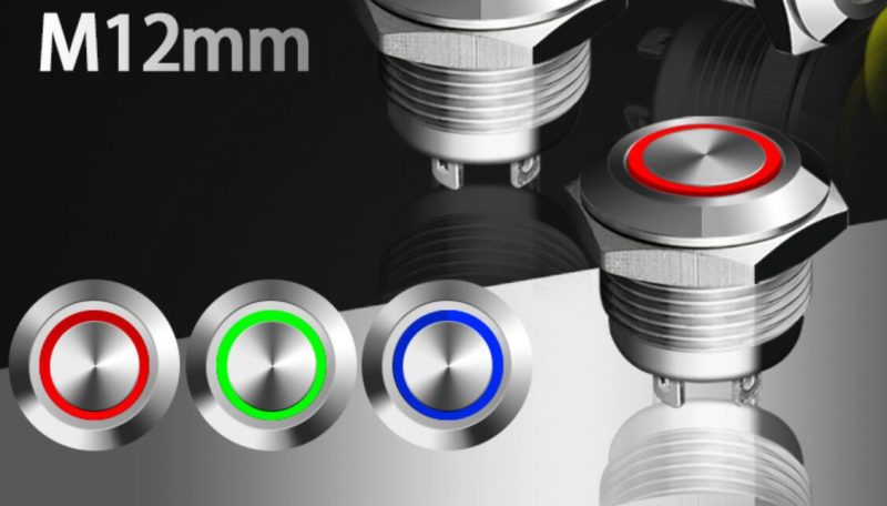 Figure 25 illuminated 12mm push button switch