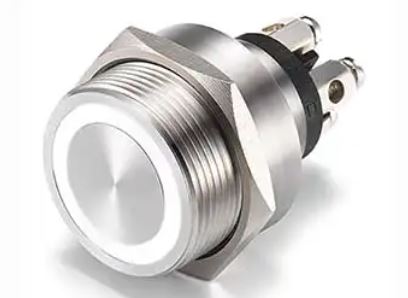 Front panel mount momentary push button switch