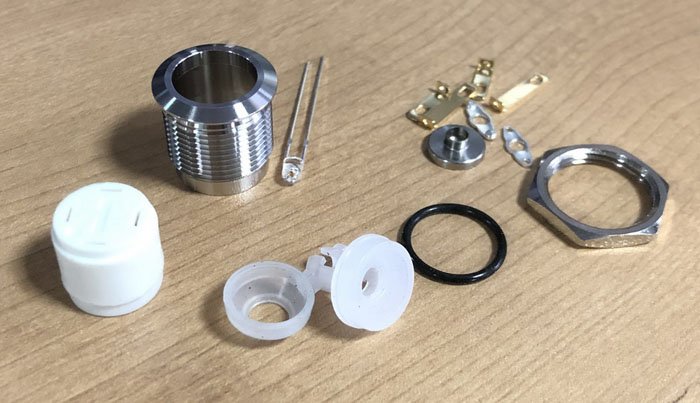 Figure 5 Parts of 16mm push button switch