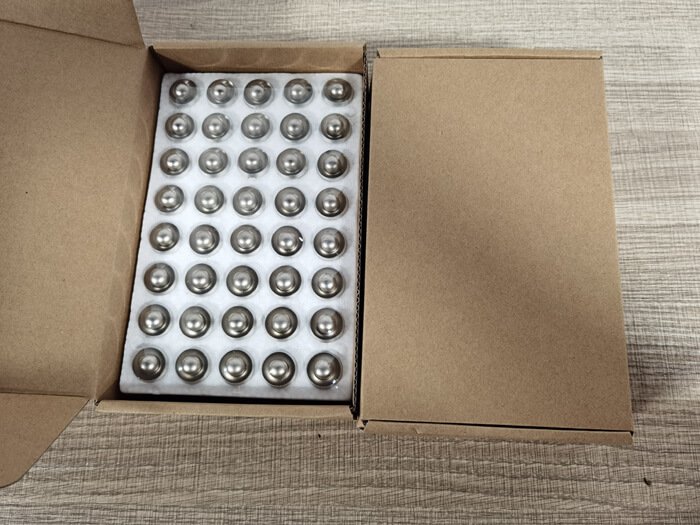 Figure 9 Push button switches arranged in a packaging box