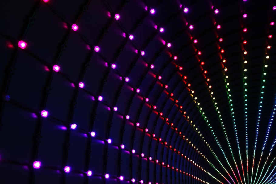 Multicolored LED lights