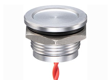 29-black anodized aluminum momentary switch