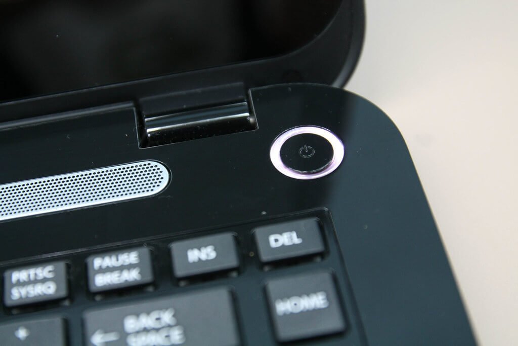 Laptop in standby mode