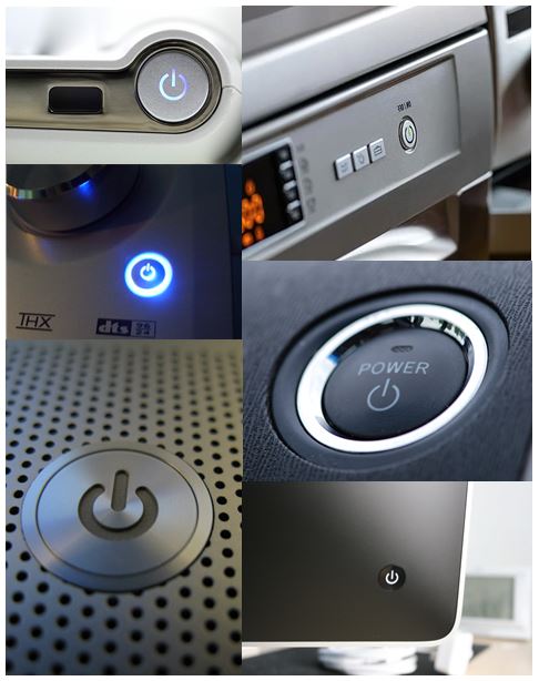 Different applications of the power push button switch