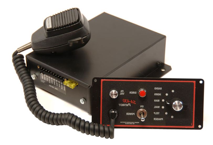 Example of a police siren device