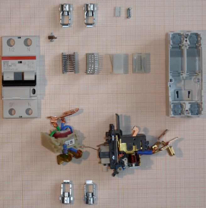 Parts of the DC circuit breaker
