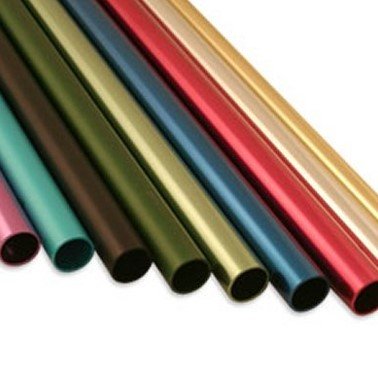 Anodized colored aluminum