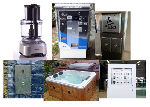 Different applications of Piezo switches