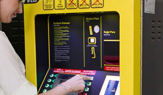 Public ticket dispenser