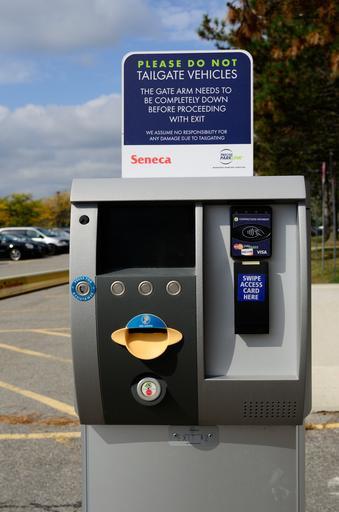 Parking ticket machine piezo switch application