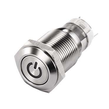 2- Centered 16mm Anti Vandal Switch