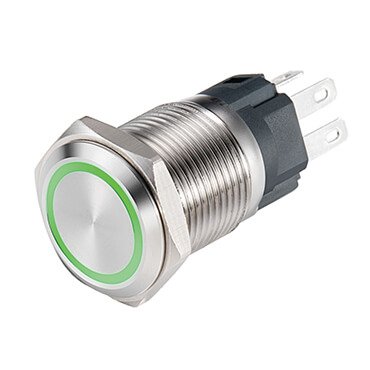 3-Latching 1NO1NC 16mm Anti Vandal Switch