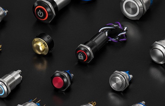 Customize 19mm anti vandal switch